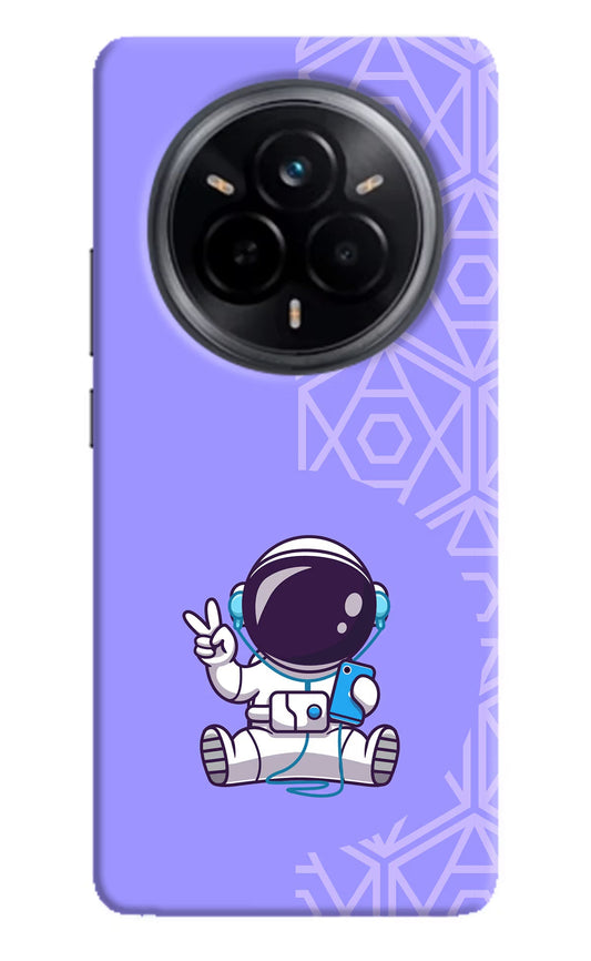 Cute Astronaut Chilling Realme 14 Pro 5G Back Cover