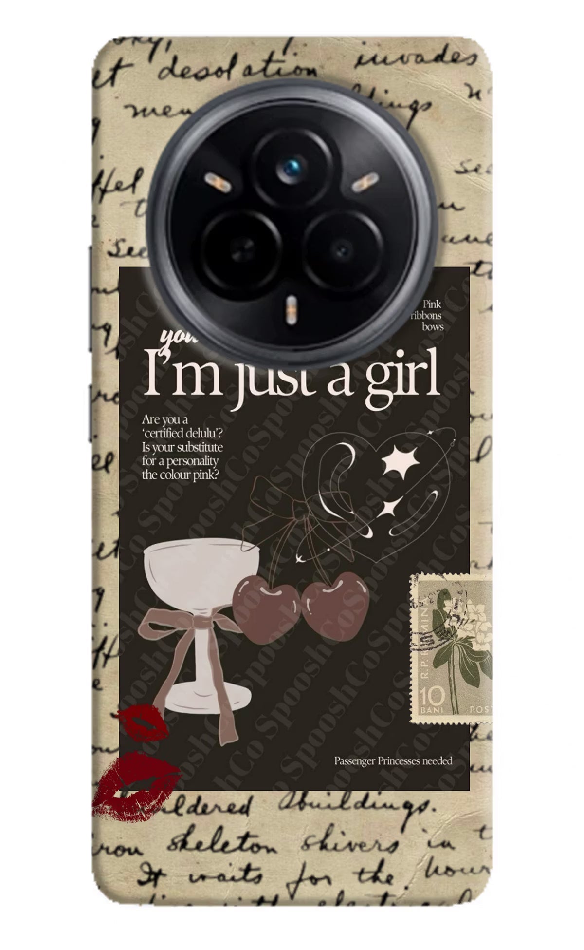 I am just a girl Realme 14 Pro 5G Back Cover