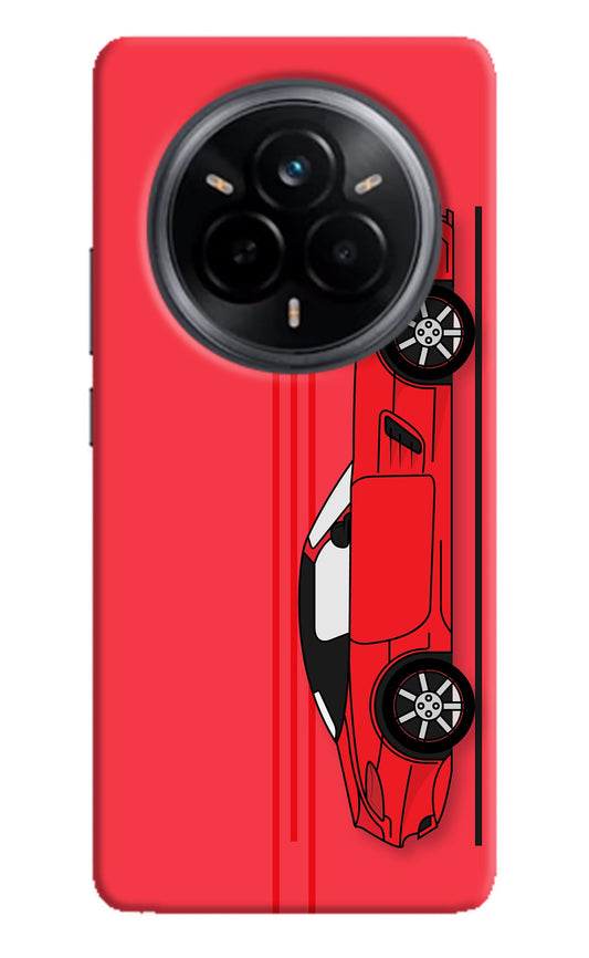 Red Velocity Realme 14 Pro 5G Back Cover