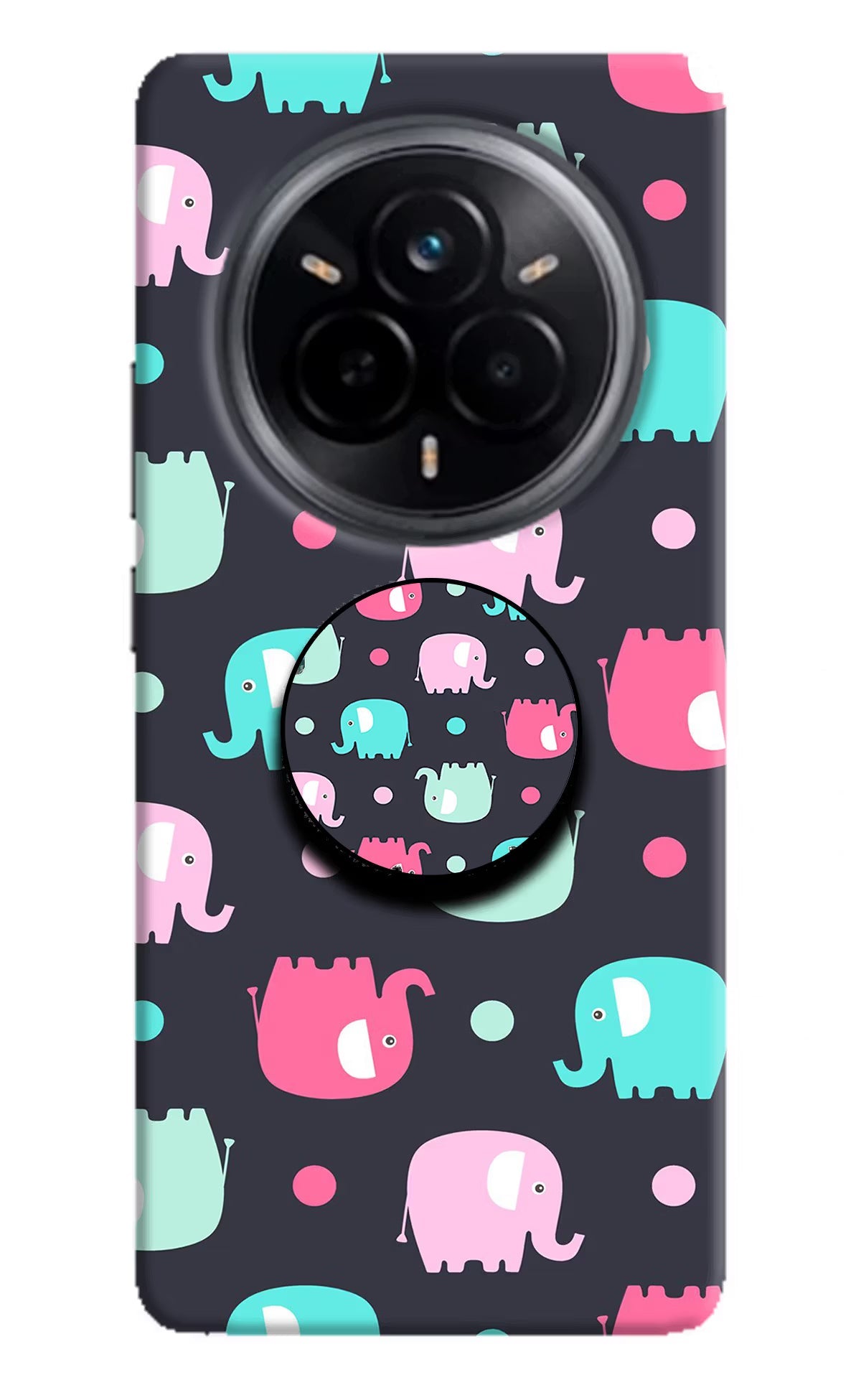 Baby Elephants Realme 14 Pro 5G Pop Case