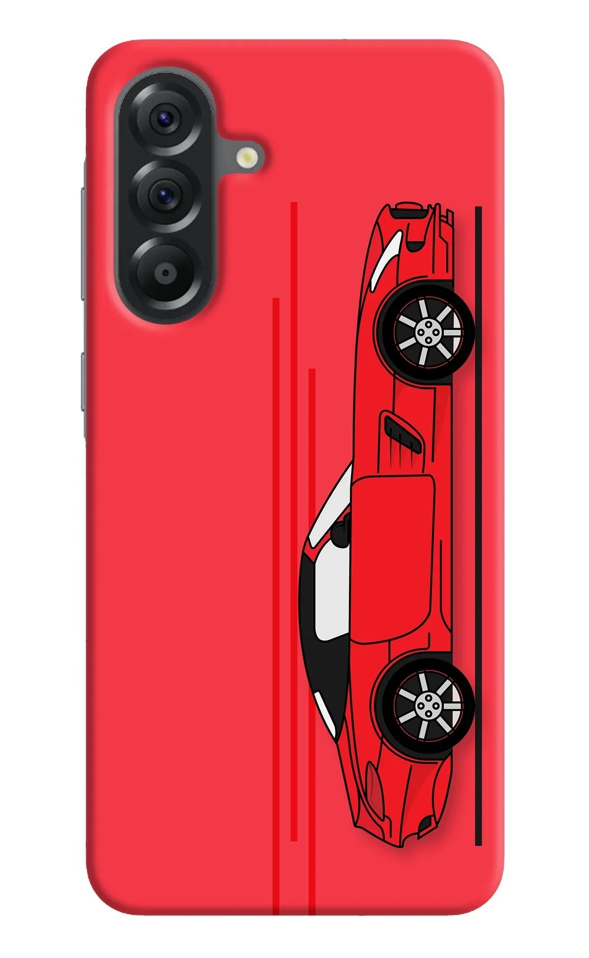 Red Velocity Samsung A56 5G Back Cover