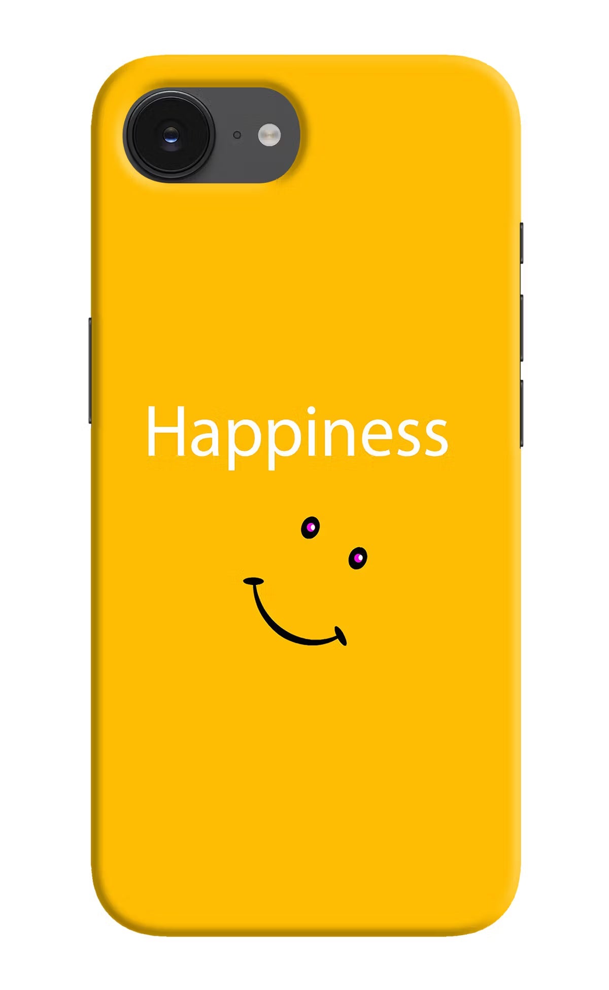 Happiness With Smiley iPhone 16e Back Cover