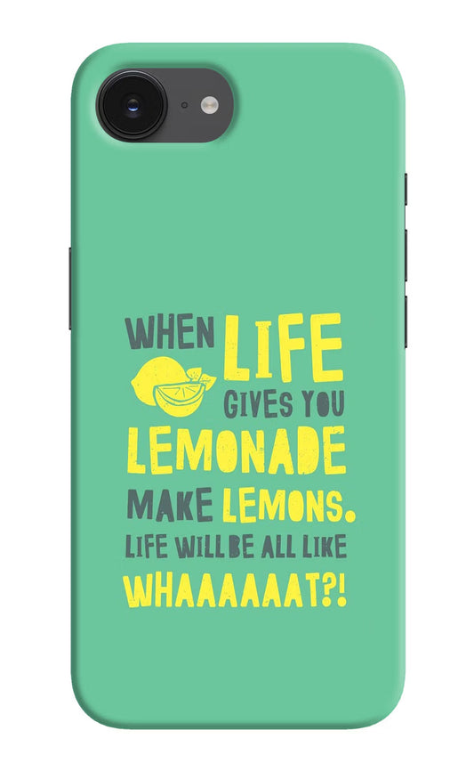 Quote iPhone 16e Back Cover