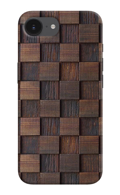 Wooden Cube Design iPhone 16e Back Cover