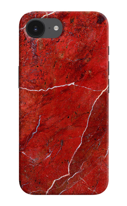 Red Marble Design iPhone 16e Back Cover