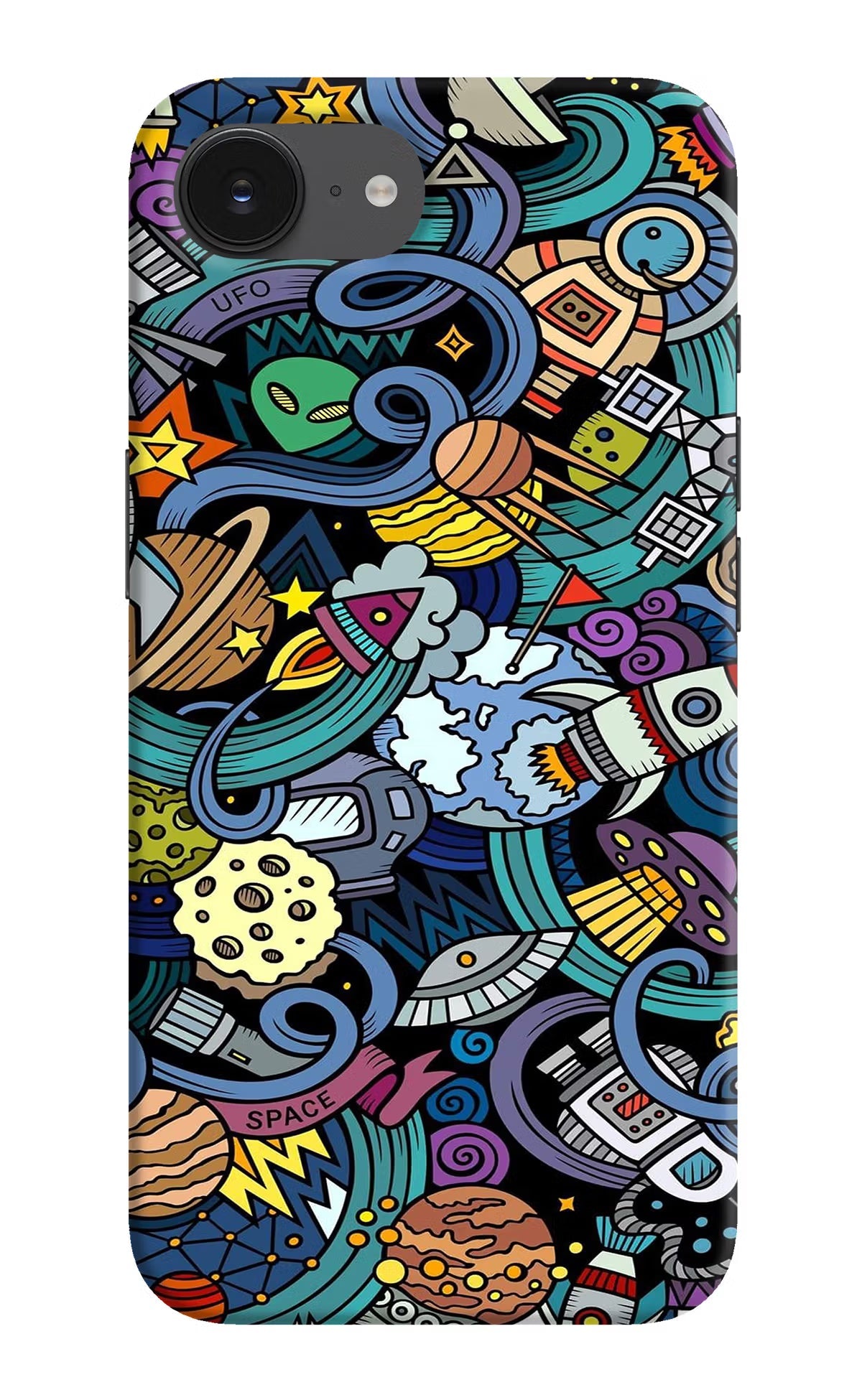 Space Abstract iPhone 16e Back Cover