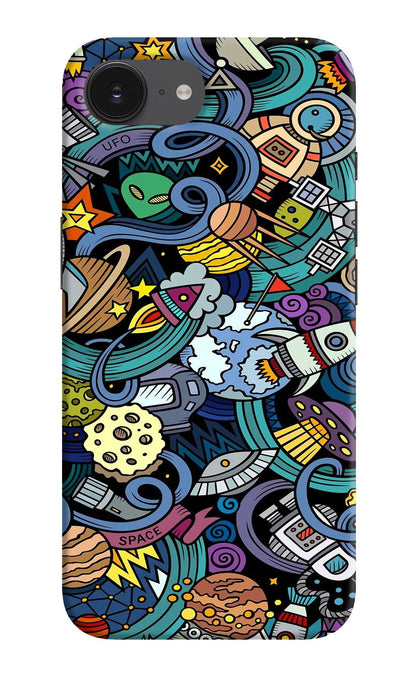 Space Abstract iPhone 16e Back Cover