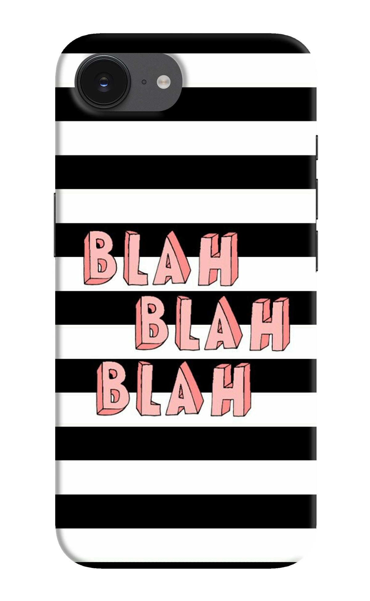Blah Blah Blah iPhone 16e Back Cover