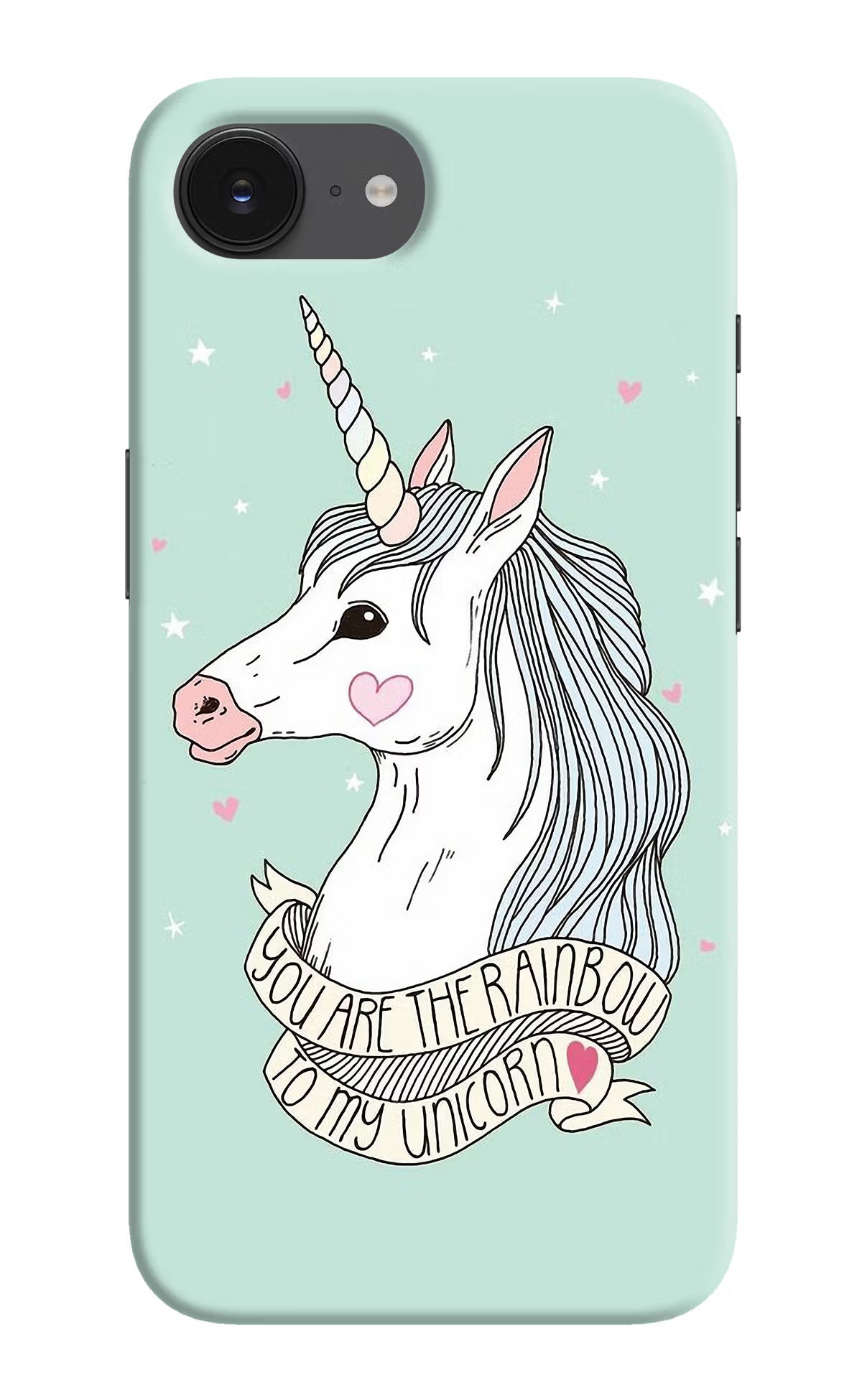 Unicorn Wallpaper iPhone 16e Back Cover