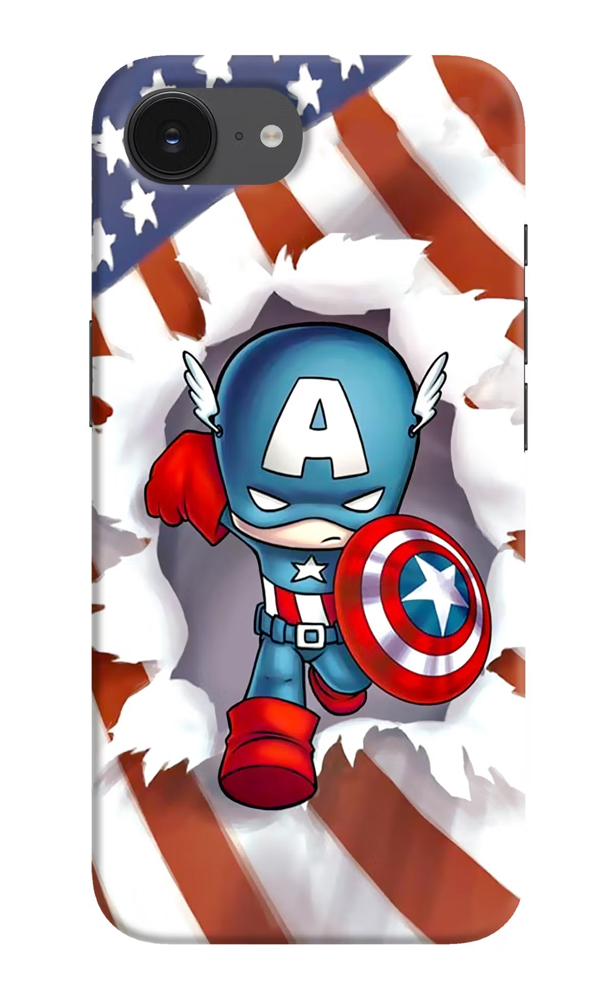 Captain America iPhone 16e Back Cover