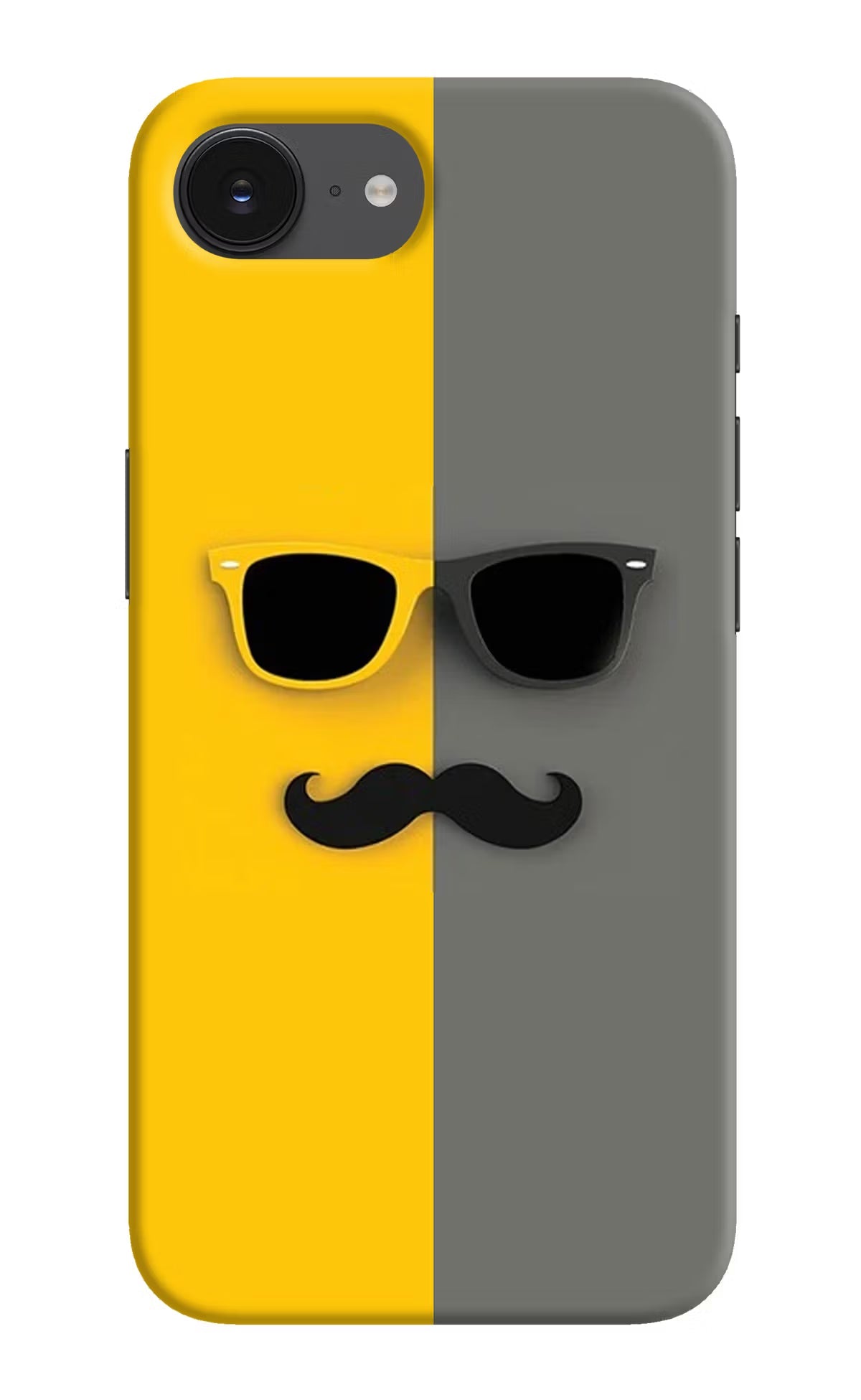 Sunglasses with Mustache iPhone 16e Back Cover