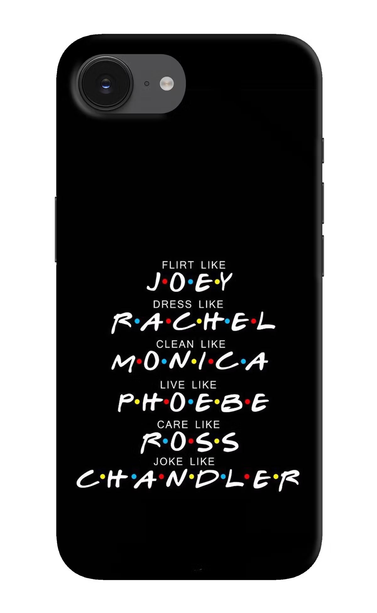 FRIENDS Character iPhone 16e Back Cover