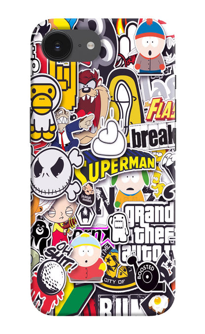 Sticker Bomb iPhone 16e Back Cover