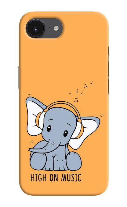 High On Music iPhone 16e Back Cover