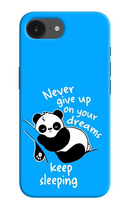 Keep Sleeping iPhone 16e Back Cover