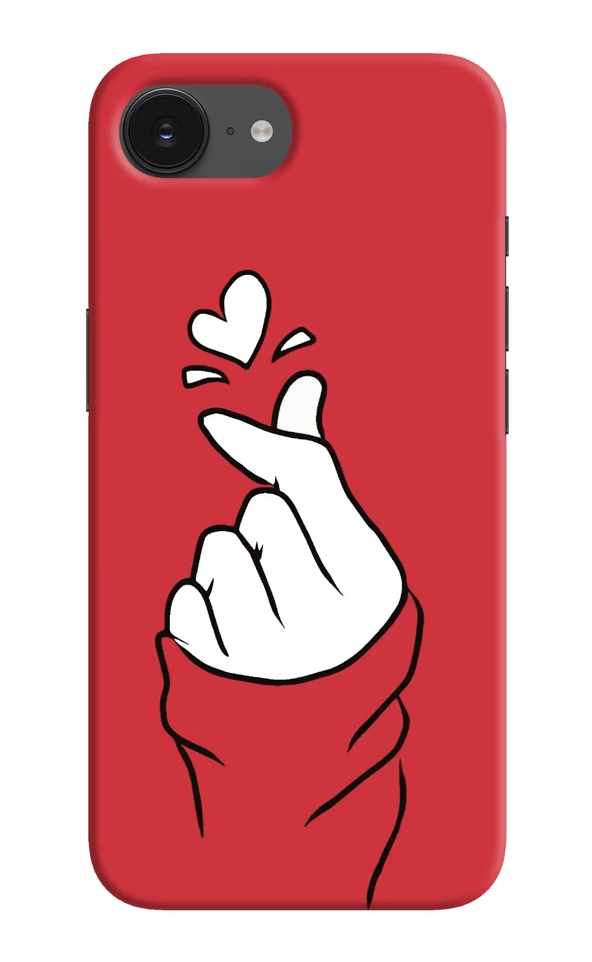 Korean Love Sign iPhone 16e Back Cover