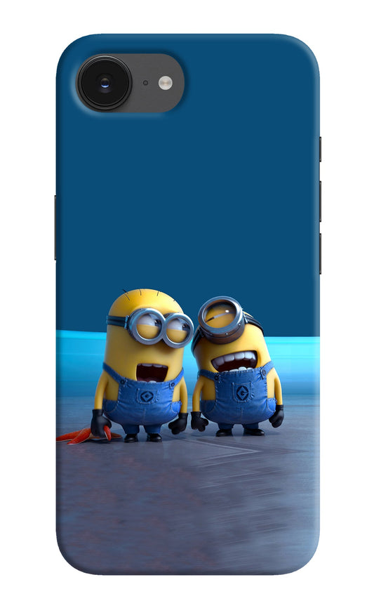 Minion Laughing iPhone 16e Back Cover