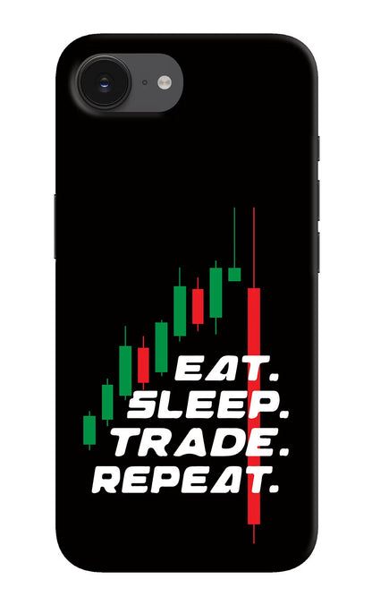 Eat Sleep Trade Repeat iPhone 16e Back Cover