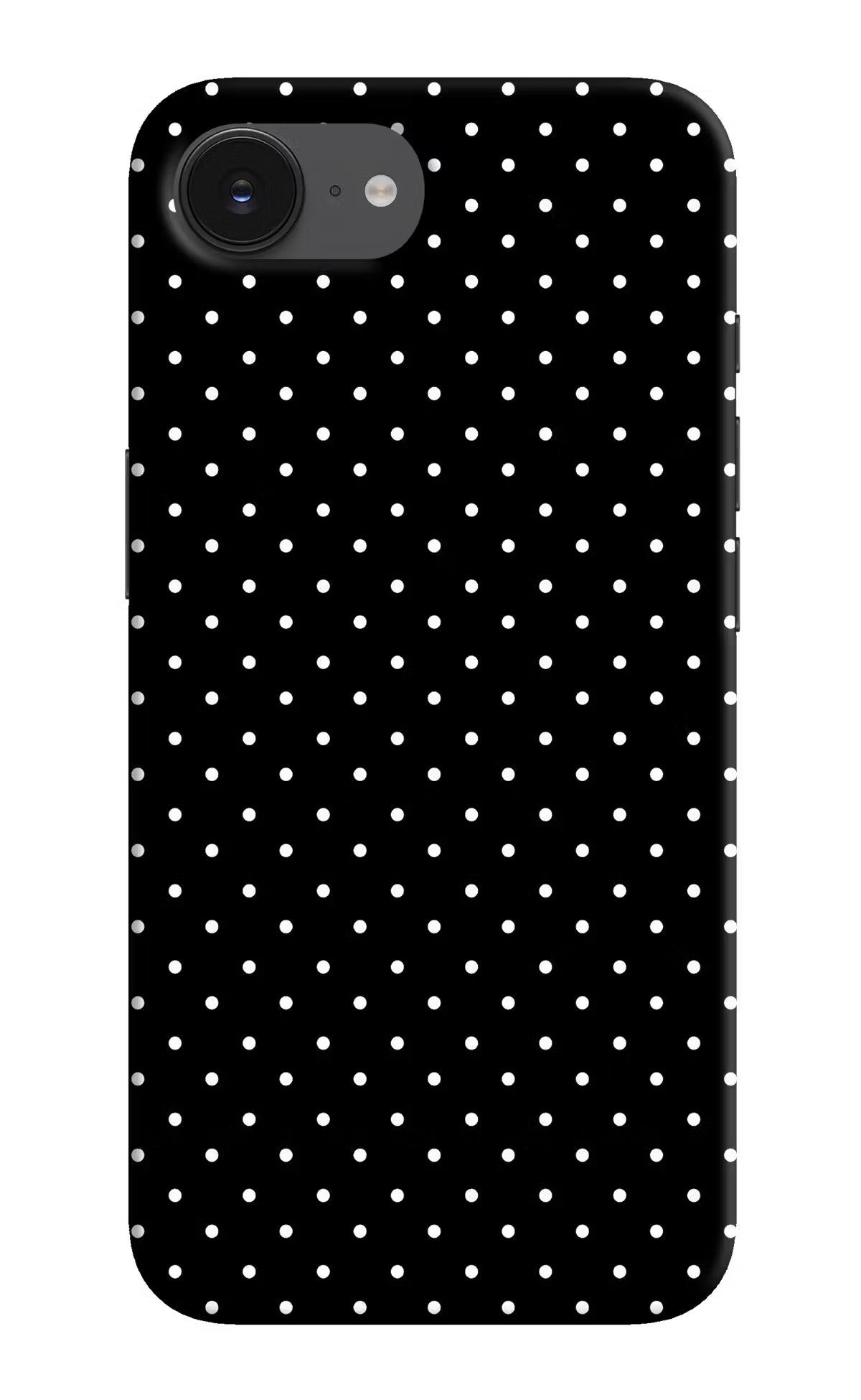 White Dots iPhone 16e Back Cover