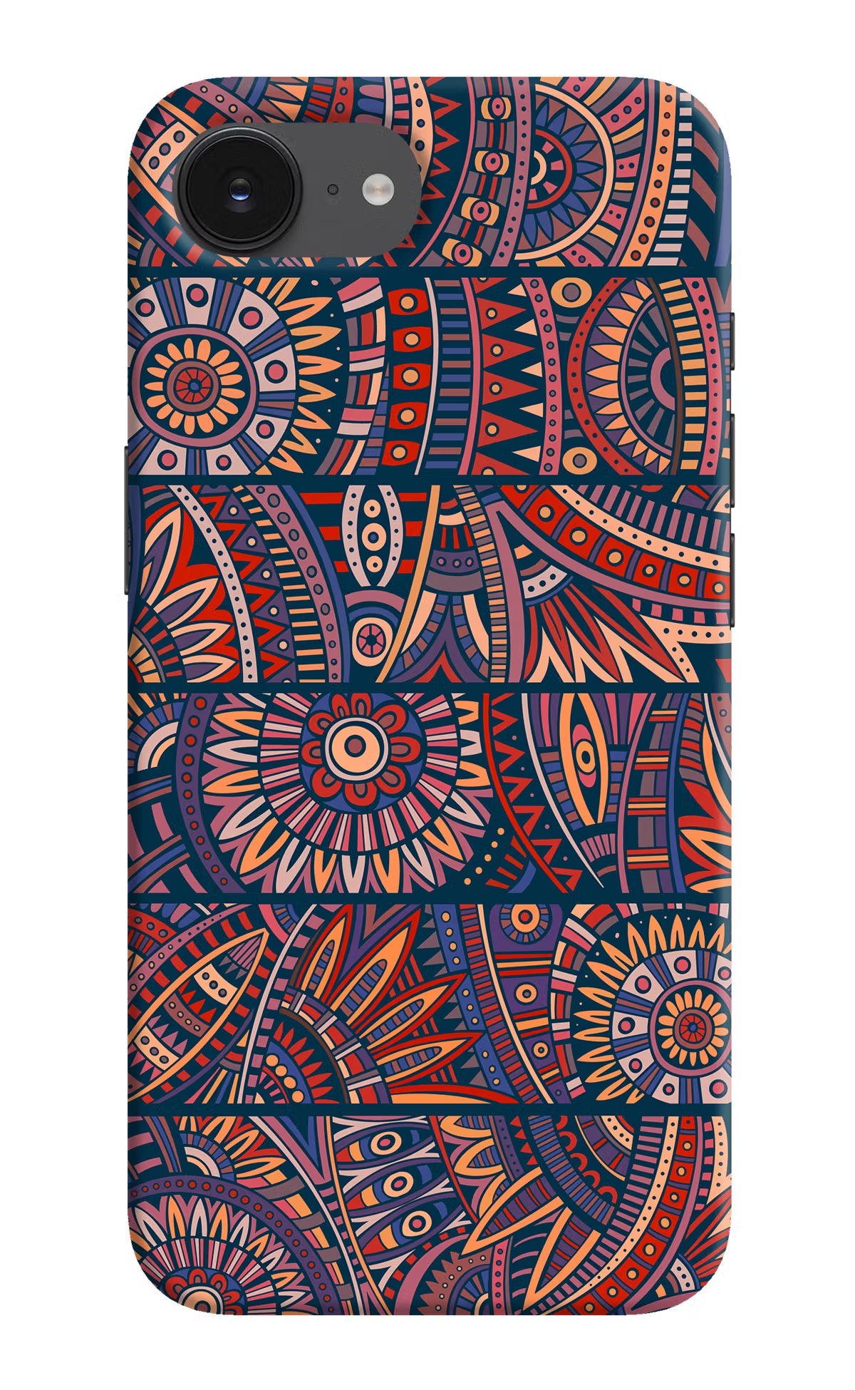 African Culture Design iPhone 16e Back Cover