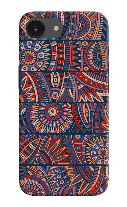 African Culture Design iPhone 16e Back Cover