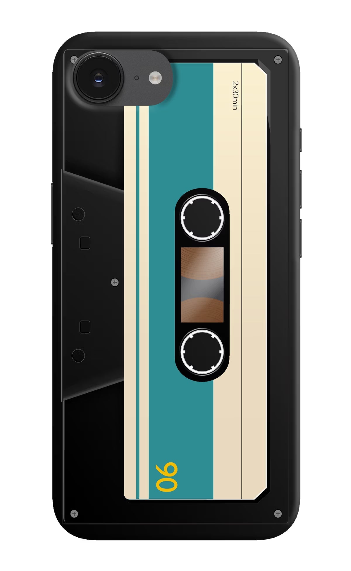 Cassette iPhone 16e Back Cover