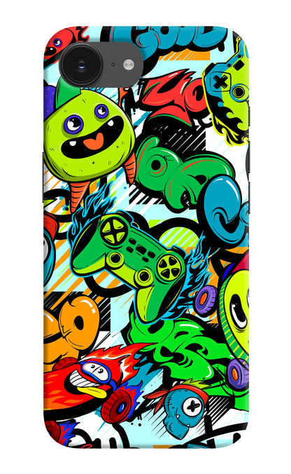 Game Doodle iPhone 16e Back Cover