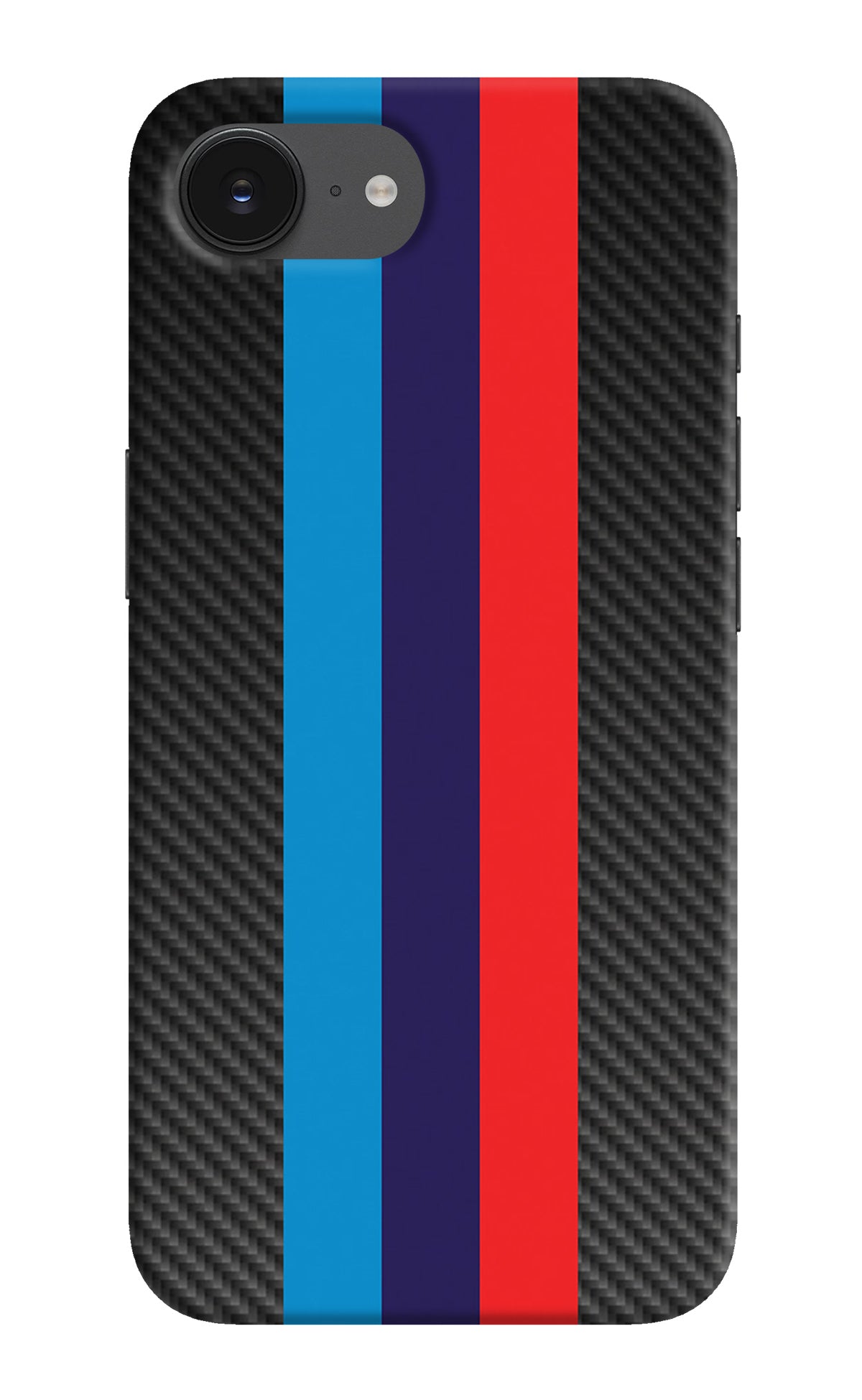 BMW Stripes Pattern iPhone 16e Back Cover