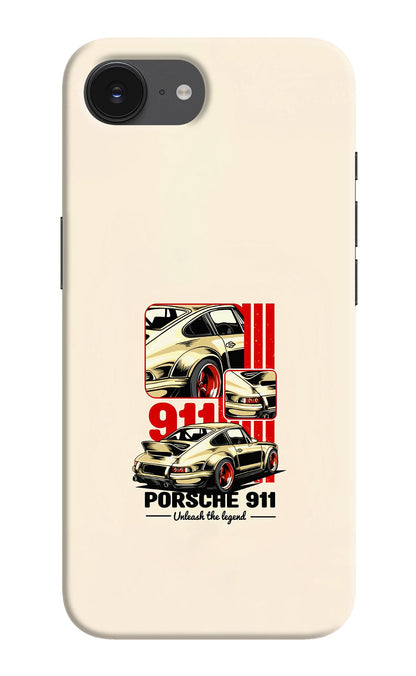 Classic Porsche 911 iPhone 16e Back Cover