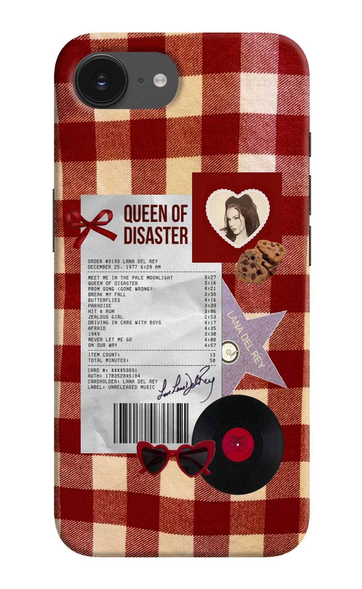 Queen of Disaster iPhone 16e Back Cover