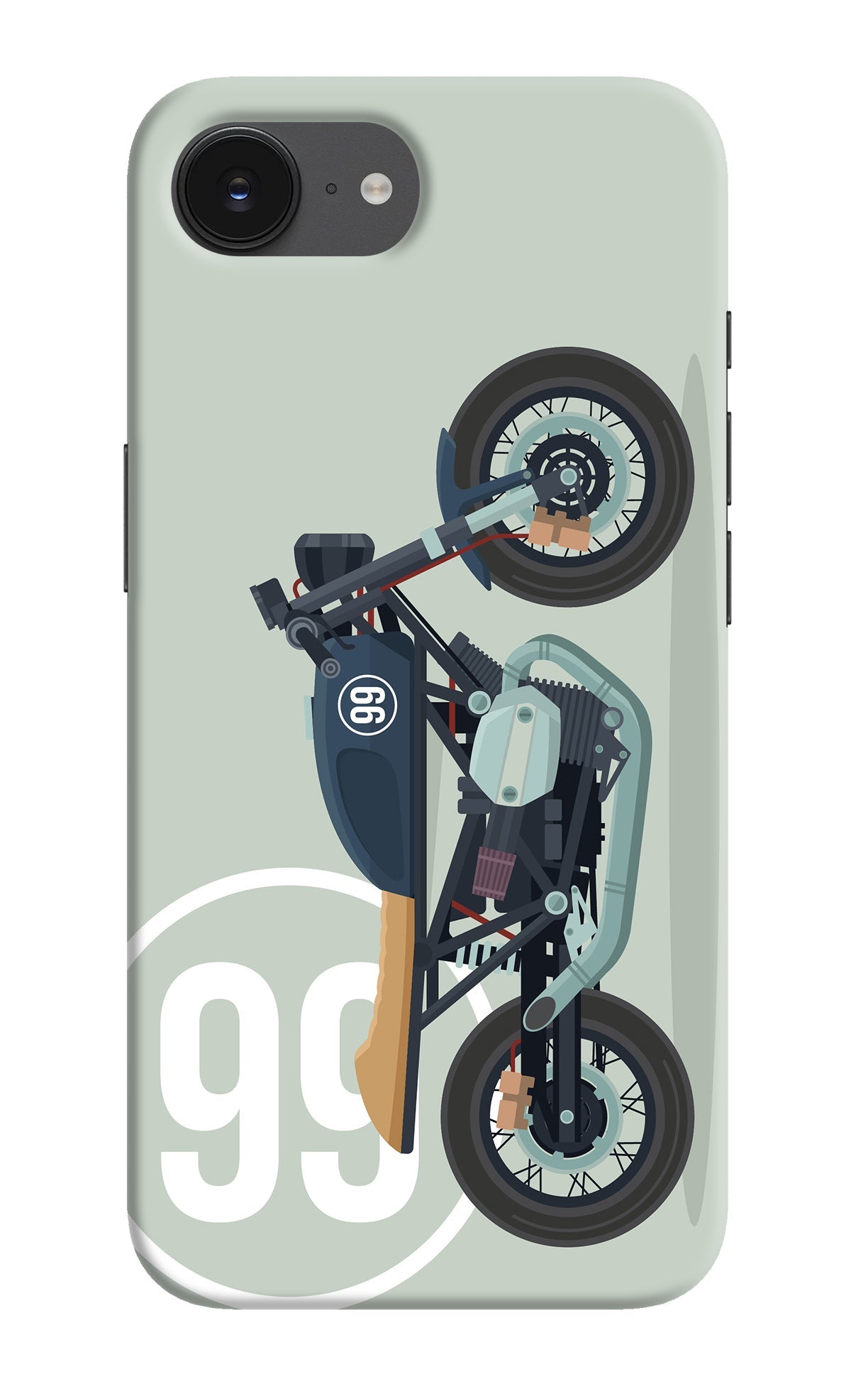 Classic Cafe Racer 99 iPhone 16e Back Cover