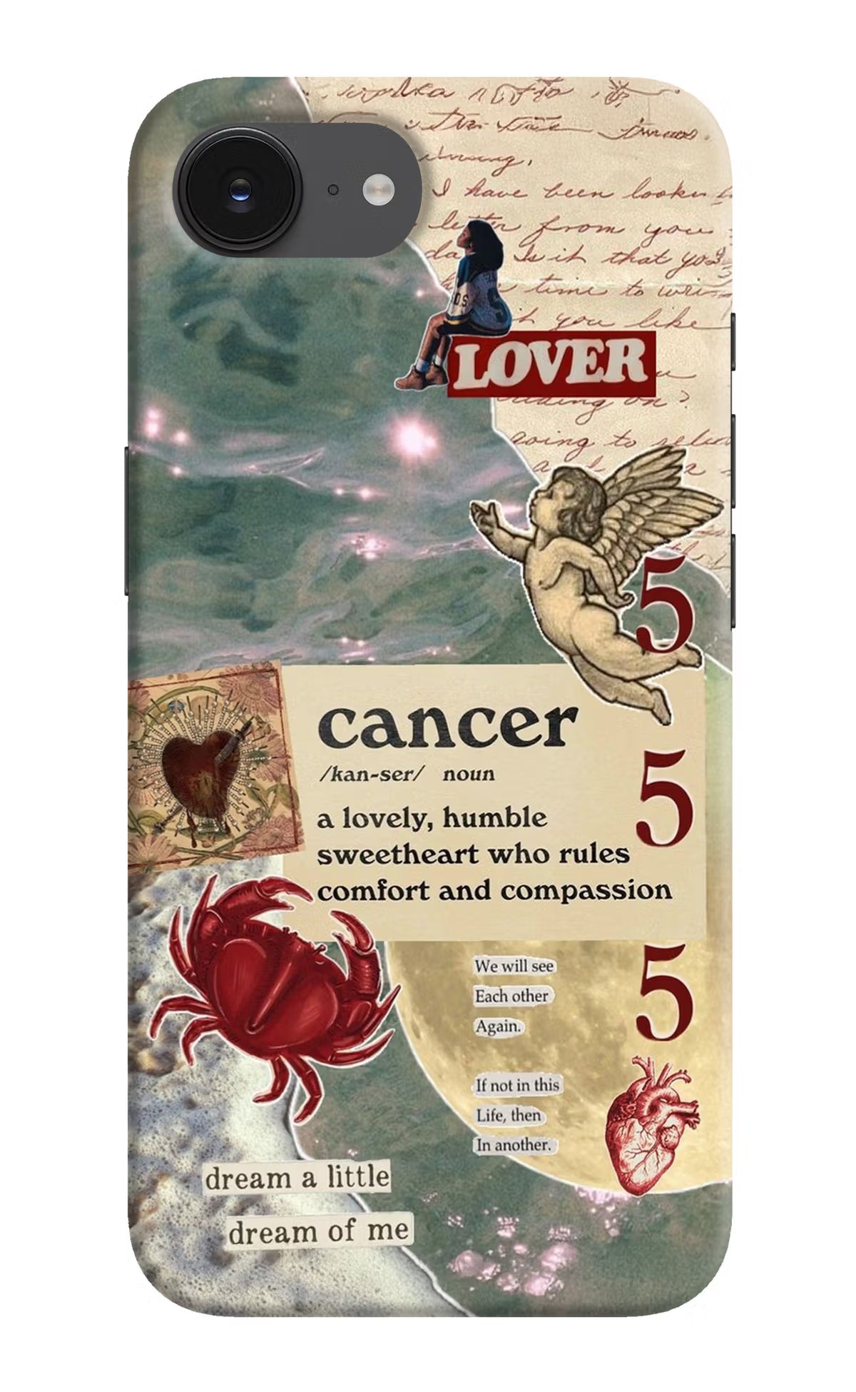 Cancer Zodiac iPhone 16e Back Cover