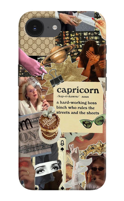 Capricorn Zodiac iPhone 16e Back Cover