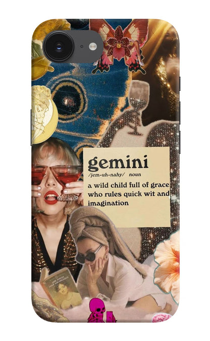 Gemini Zodiac iPhone 16e Back Cover