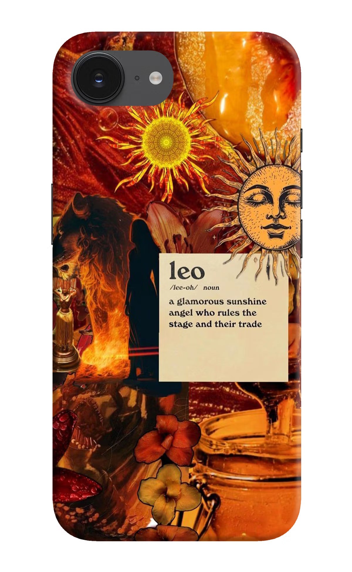 Leo Zodiac iPhone 16e Back Cover