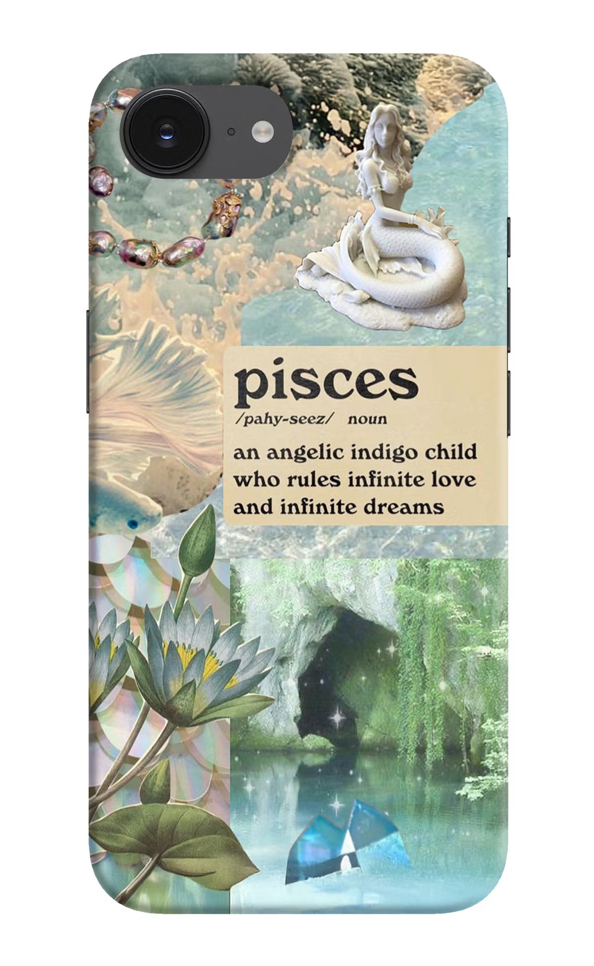 Pisces Zodiac iPhone 16e Back Cover
