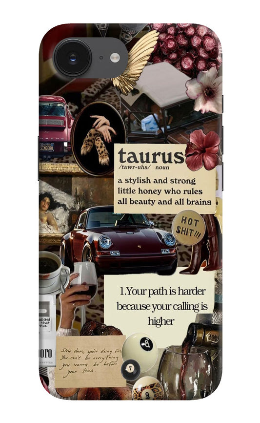 Taurus Zodiac iPhone 16e Back Cover