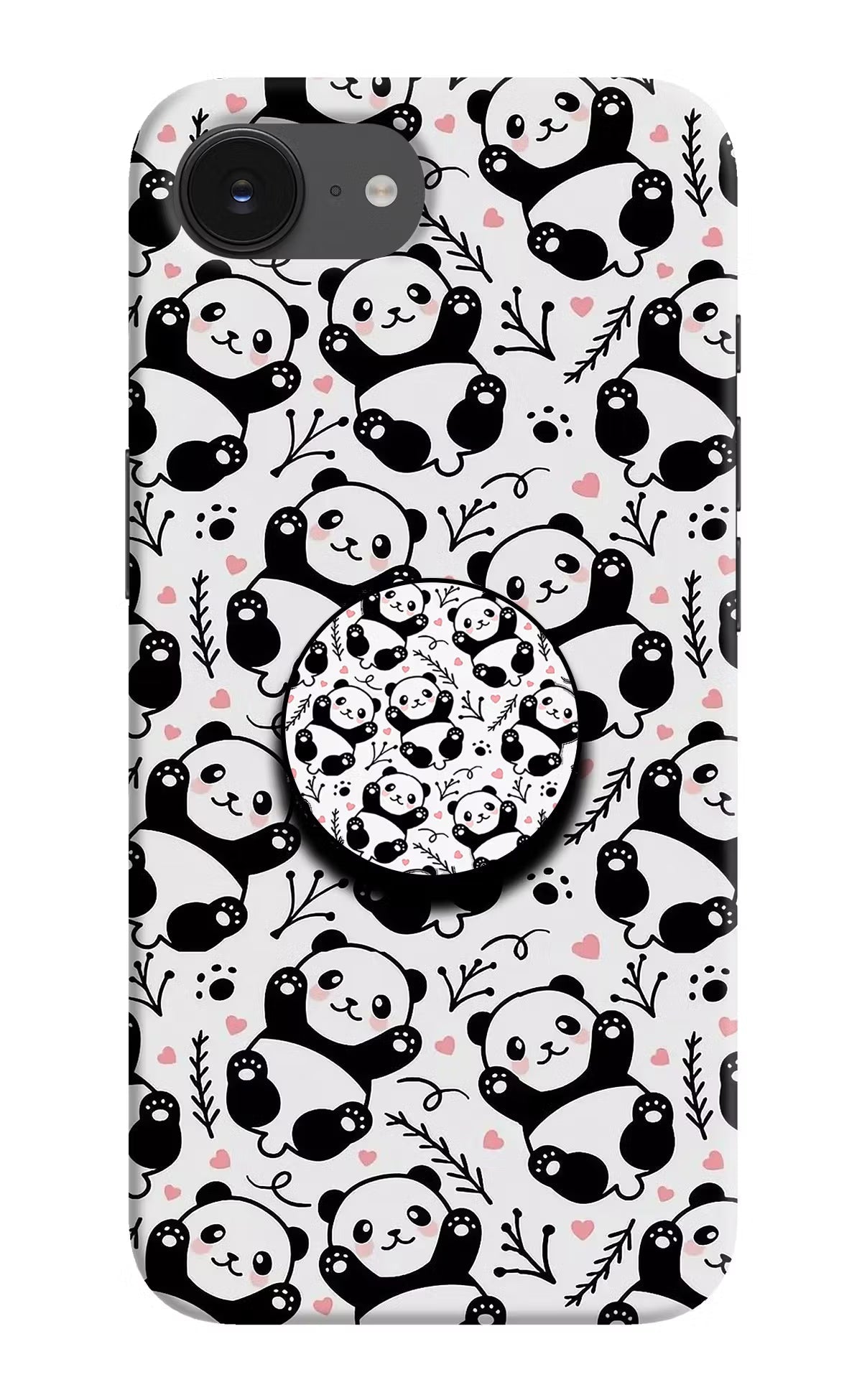 Cute Panda iPhone 16e Pop Case