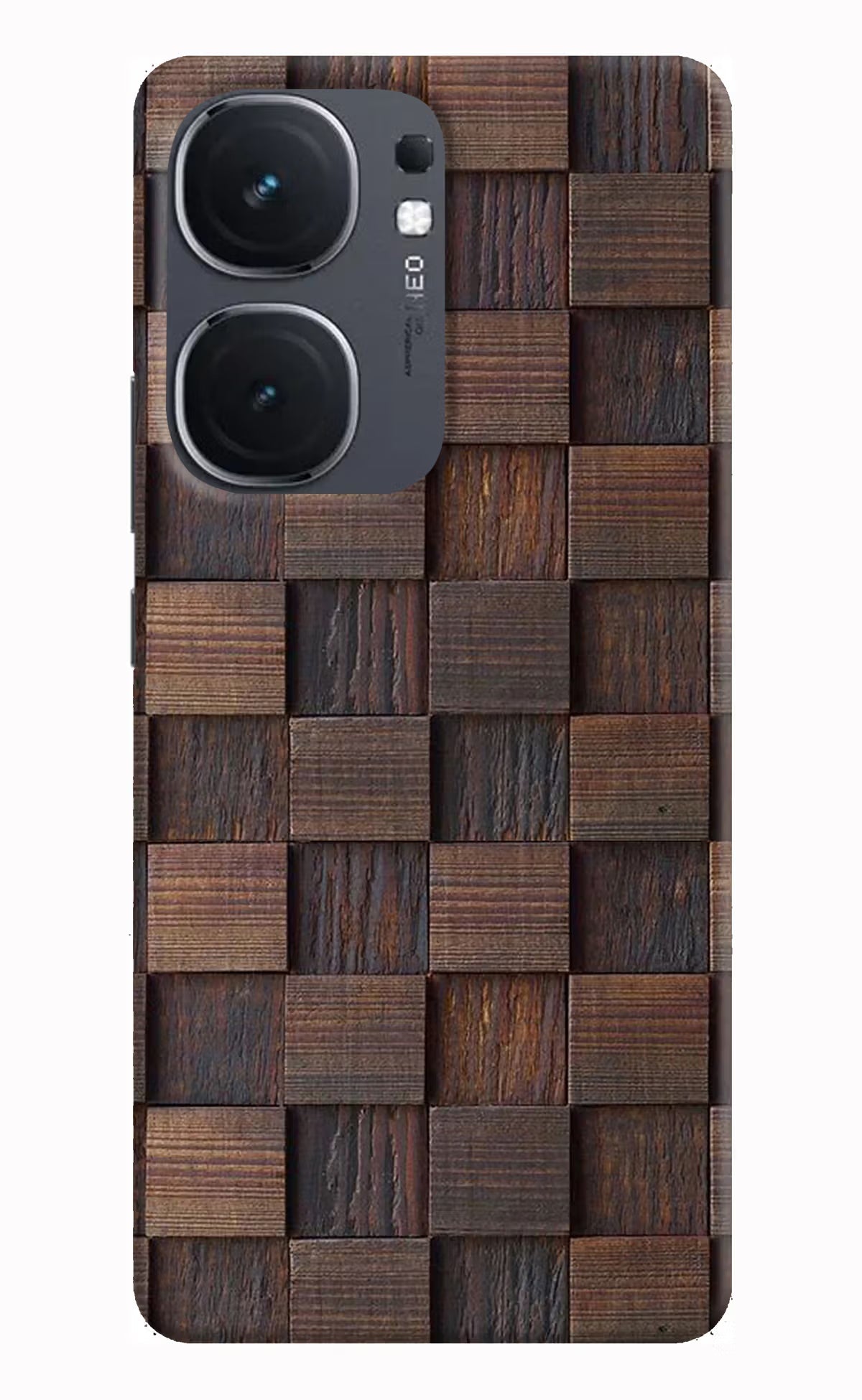 Wooden Cube Design iQOO Neo 9 Back Cover Hard Case - Hello Swanky