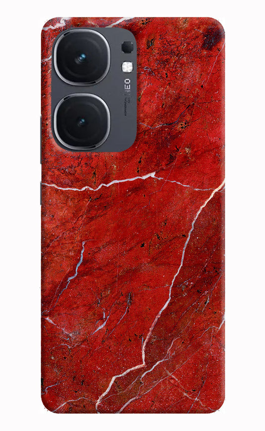 Red Marble Design iQOO Neo 9 Back Cover Hard Case - Hello Swanky