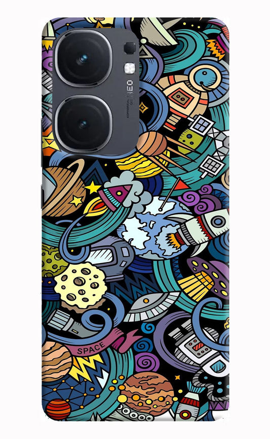 Space Abstract iQOO Neo 9 Back Cover Hard Case - Hello Swanky