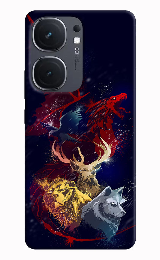 Game Of Thrones iQOO Neo 9 Back Cover Hard Case - Hello Swanky