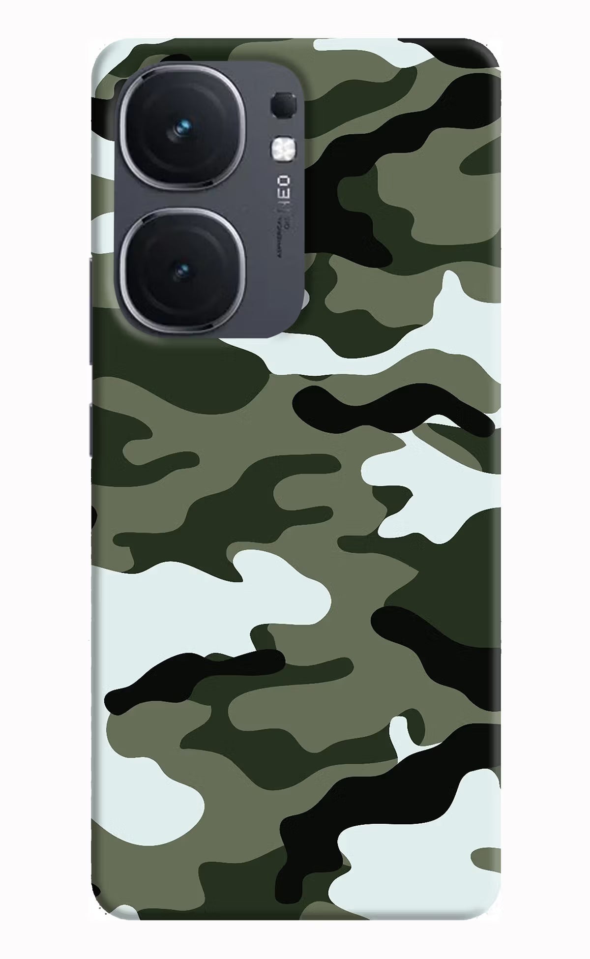 Camouflage iQOO Neo 9 Back Cover Hard Case - Hello Swanky