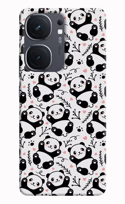 Cute Panda iQOO Neo 9 Back Cover Hard Case - Hello Swanky