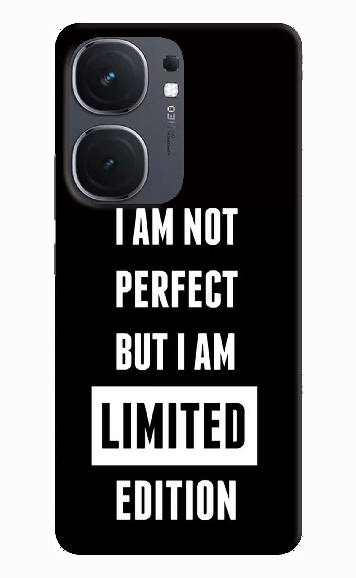 I Am Not Perfect But I Am Limited Edition iQOO Neo 9 Back Cover Hard Case - Hello Swanky