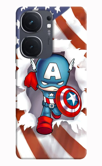 Captain America iQOO Neo 9 Back Cover Hard Case - Hello Swanky