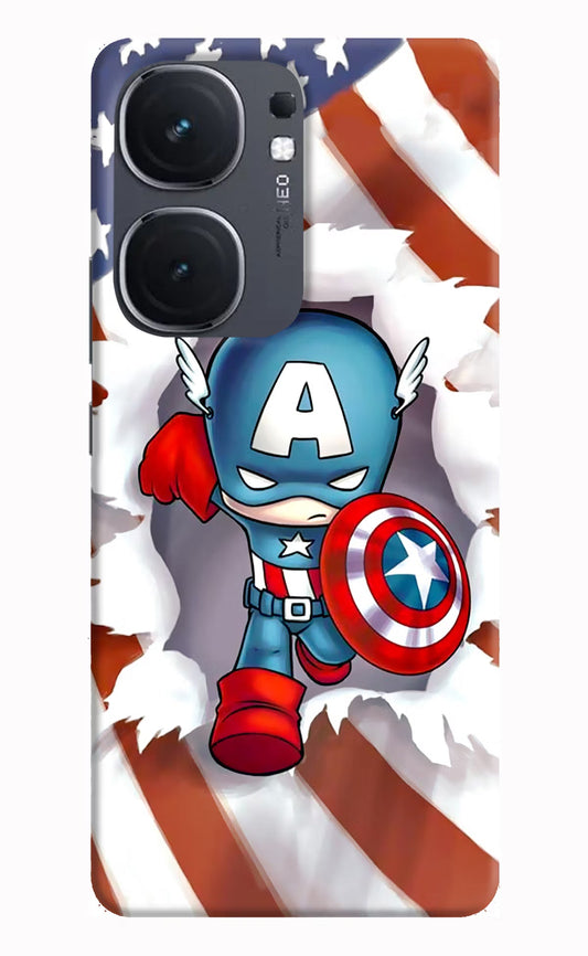 Captain America iQOO Neo 9 Back Cover Hard Case - Hello Swanky
