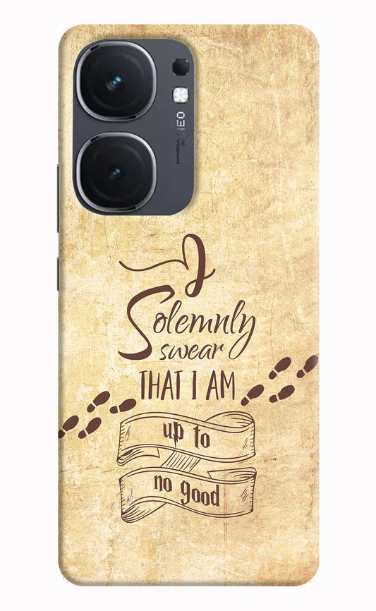 I Solemnly Swear That I Up to No Good iQOO Neo 9 Back Cover Hard Case - Hello Swanky