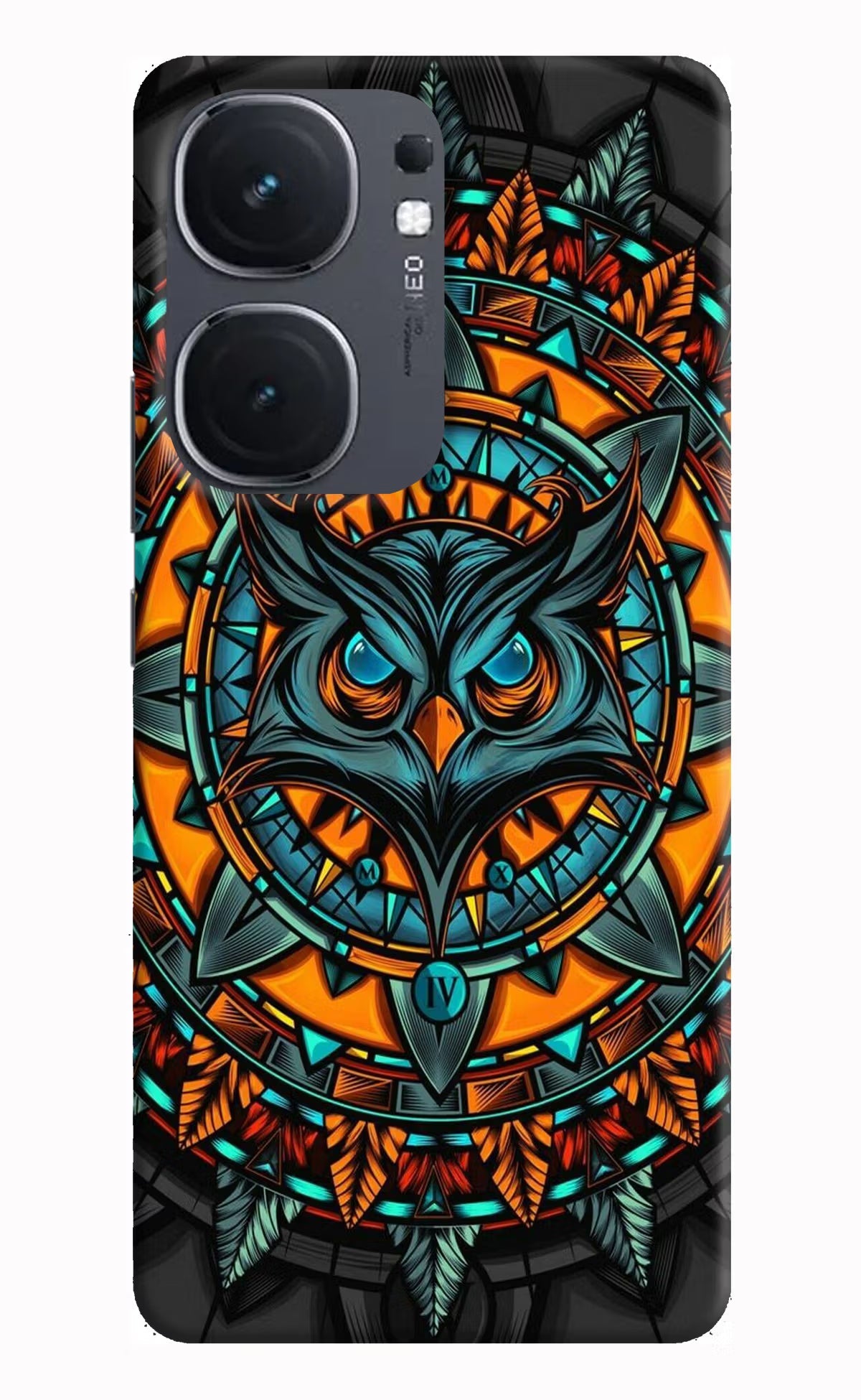 Angry Owl Art iQOO Neo 9 Back Cover Hard Case - Hello Swanky