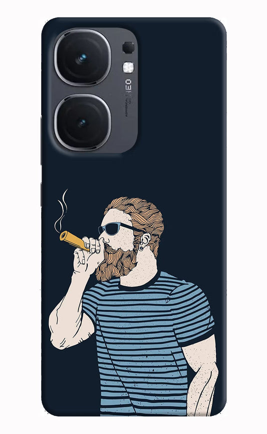 Smoking iQOO Neo 9 Back Cover Hard Case - Hello Swanky